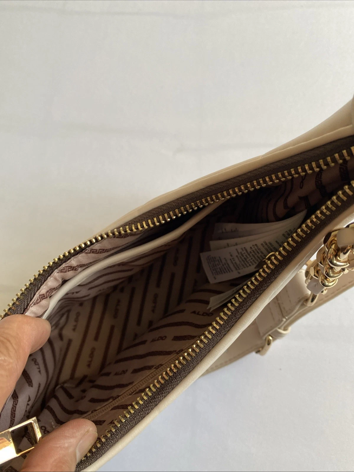 Borsa a tracolla ALDO colore beige