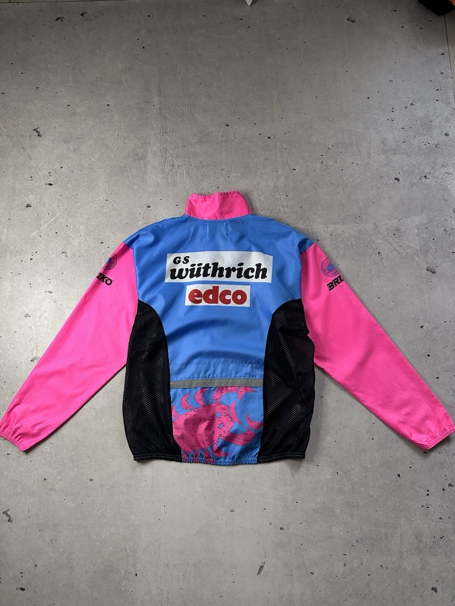 Castelli Vintage Cycling Jacket GS Wüthrich Edco Bianchi 90s Retro