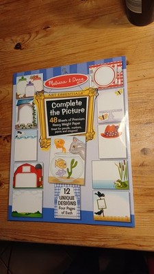Melissa & Doug Complete the Picture Malbuch