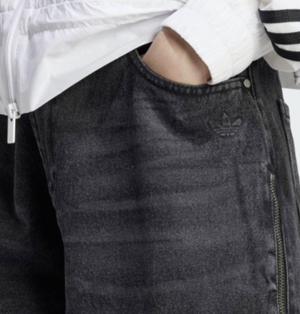 Adidas Women S Denim Zip Pant 25 Pants Black Limited Edition