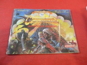 Magic of Scheherazade (Nintendo NES) COMPLETE w/Game, map, manual, *damaged box*