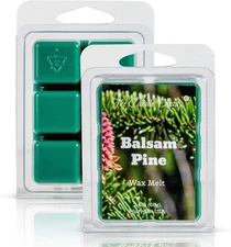 Balsam Pine Scented Wax Melts by The Candle Daddy, 2oz, 6 Cubes, 1 Pack