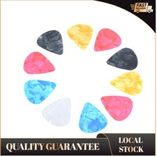 10X Acoustic Bulk Guitar Pick Picks Plectrum Celluloid Electric Smooth 0.46mm