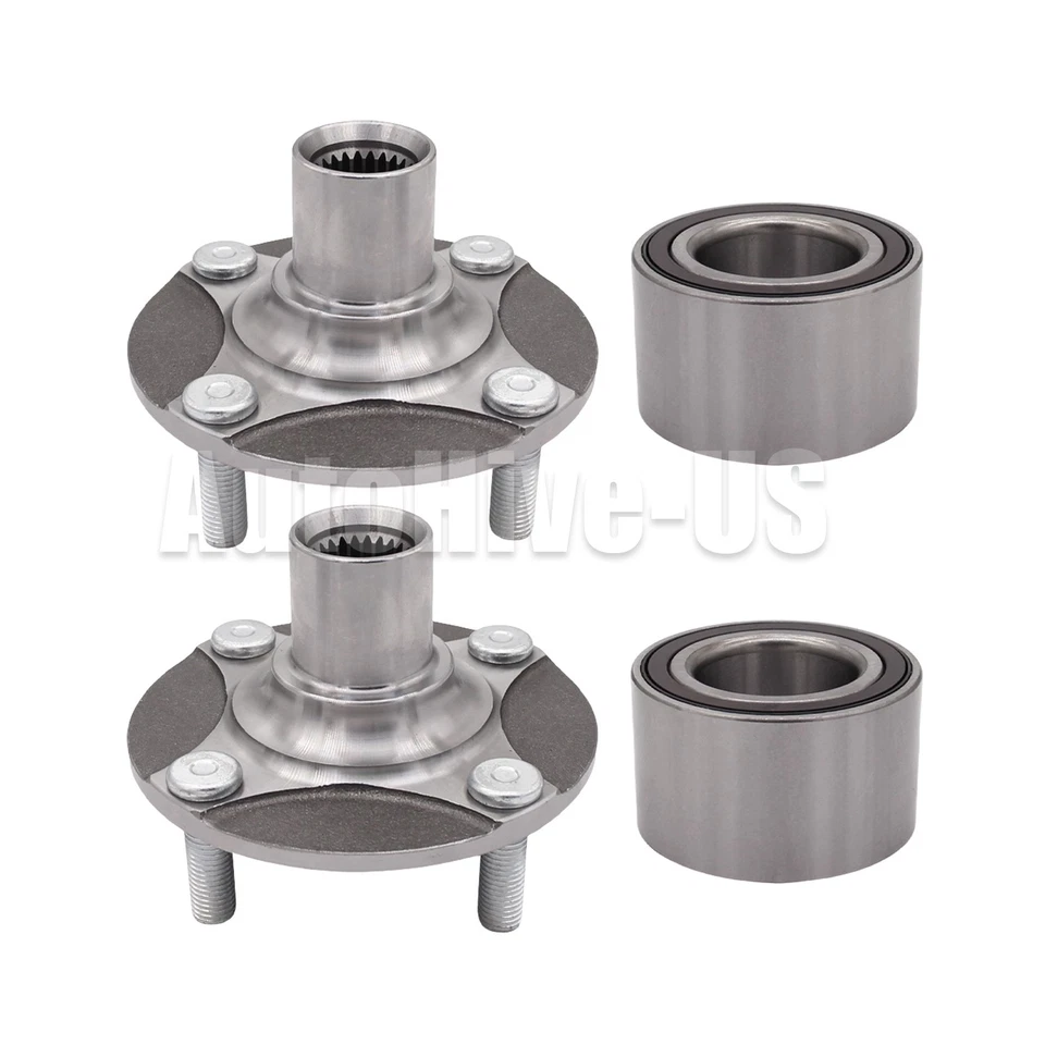 Cubo de roda dianteira direita e esquerda e conjunto de rolamento para Mitsubishi Mirage 2014-2024 - Imagem 3 de 4