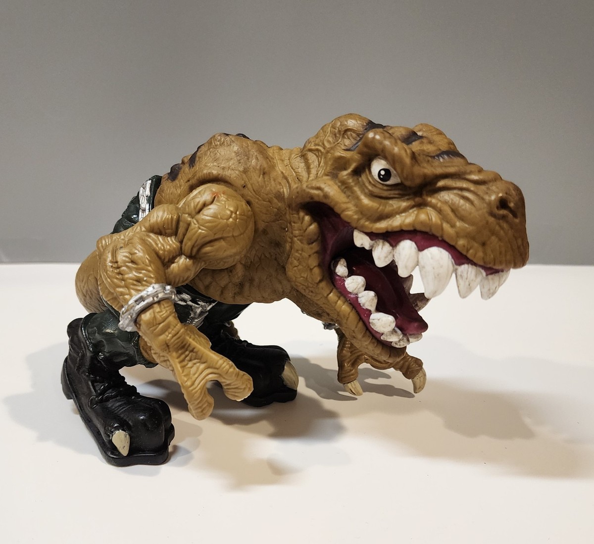 マテル　90's エクストリームダイナソーズ T-BONE ティラノサウルス T-Bone Street Sharks 1996 Mattel T-Rex Action Figure Extreme