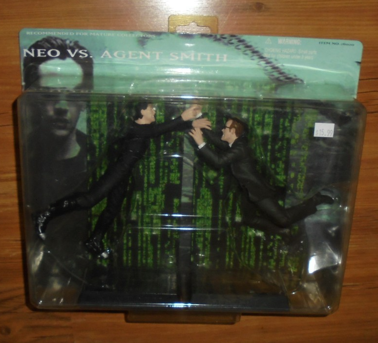Matrix The Film NEO VS. AGENT SMITH Action Figure Set WB 2000 | eBay