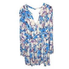 Free People Tegan Mini Dress Ivory Combo Size 12