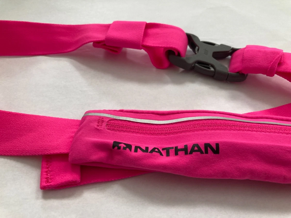 Nathan Pink Running Pack Belt NWT Nathan Hydration Waist Belt Pink 2-10oz Water Bottles  main image 2