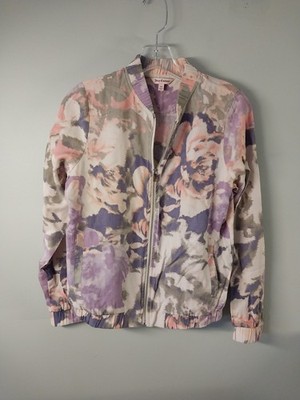 Juicey Couture lightweight jacket XS bomber print zip
