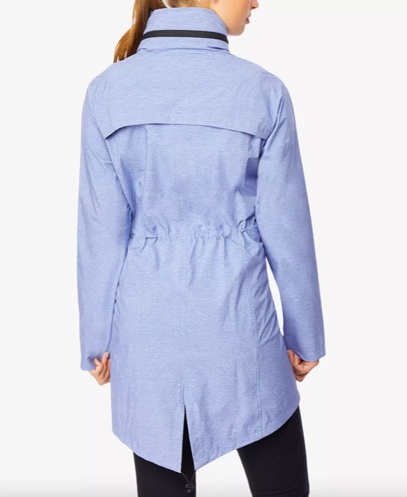 Chaqueta impermeable Anorak resistente al agua con capucha azul 32 DEGREES para mujer 2X nueva Foto 2 de 3