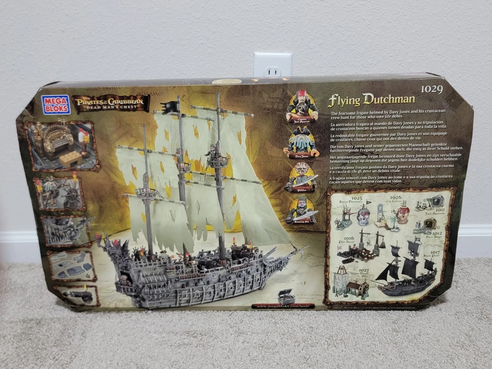 Mega Bloks Disney Pirates of the Caribbean FLYING DUTCHMAN 1029 SEALED NEW RARE - Image 3 of 4