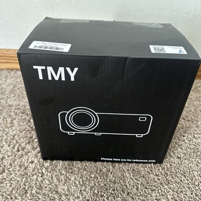 TMY Mini Projector, Upgraded Bluetooth Projector with Screen, 1080P Full HD
