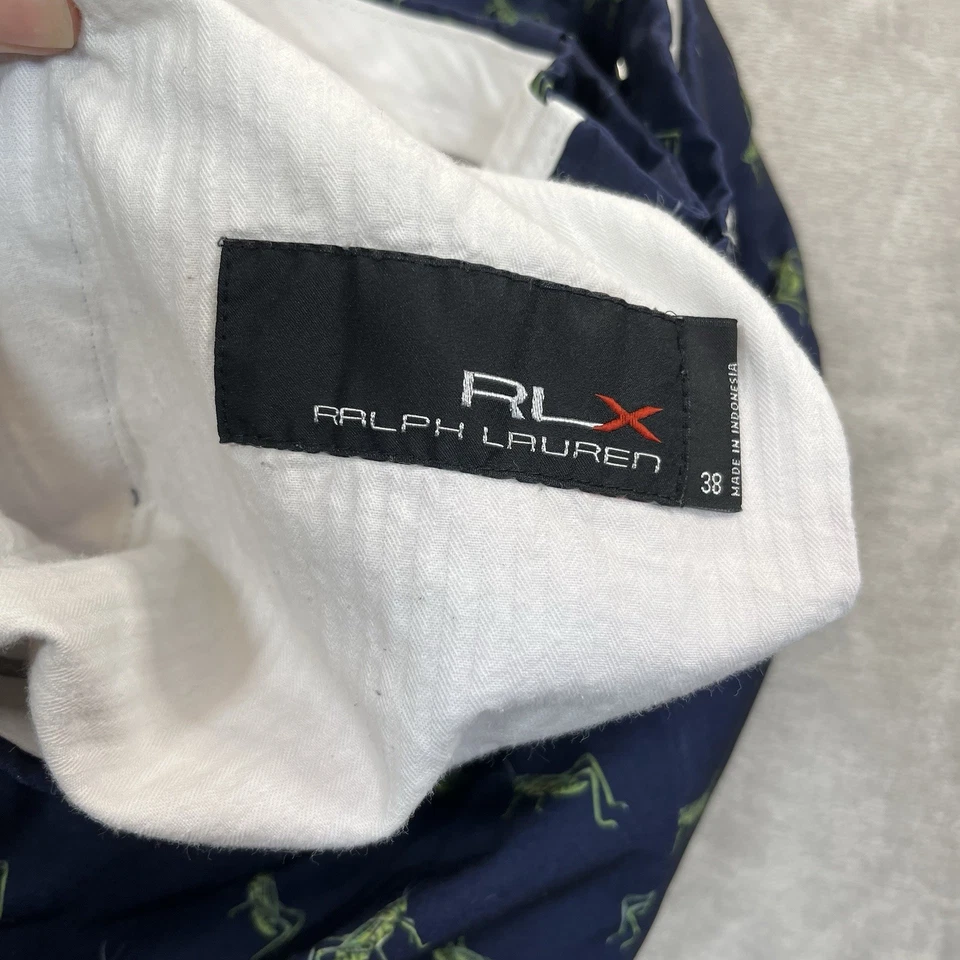 Shorts RLX Ralph Lauren 38 Stretch Performance golfe gafanhoto costura interna 10" - Imagem 2 de 4