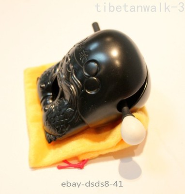 4 Inch Zen Monk Musical Instrument Ancient Temple Wooden Fish Zen