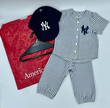American Girl Place NY Yankees uniforms Home Outfit with Bag