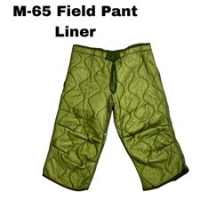 OD Pant Liner Cold Weather M-65 Field Pants Liner Medium Short and Regular 