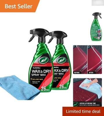 Quick & Easy 1-Step Wax & Dry - Shine and Protect Cars, Trucks, RVs - 52 Fl Oz