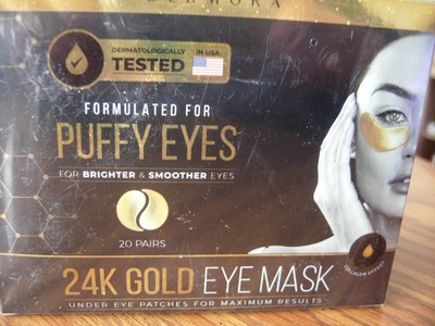 Eye Mask REAL 24KT GOLD Under Eye Patches Formulated for Puffy Eyes 20 pairsLQQK