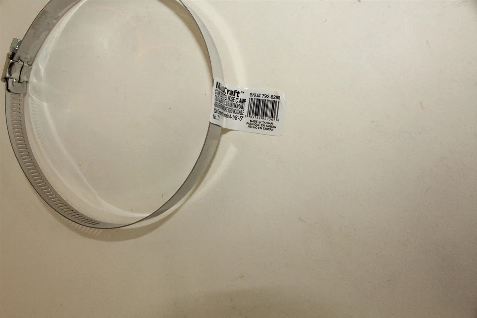 Abrazaderas 3" 4" y 5" 2 - Acero Inoxidable, 1 Galvanizado Lote de 3 Foto 3 de 4