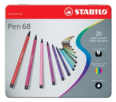 20 BOX PEN STABILO PENS 6820