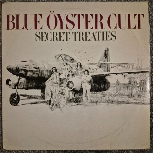 Blue Öyster Cult Secret Treaties LP Vinyl CBS 80103 EX/EX