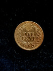 1865 Indian Head Cent - Fancy '5' - 4 Diamonds Super Original Almost Unc Coin. — photo 4