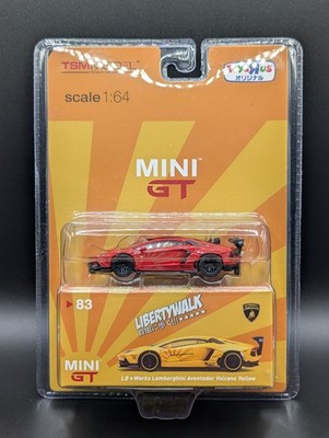 1:64 MINI GT LB-Works Lamborghini Aventador Volcanic Yellow #83