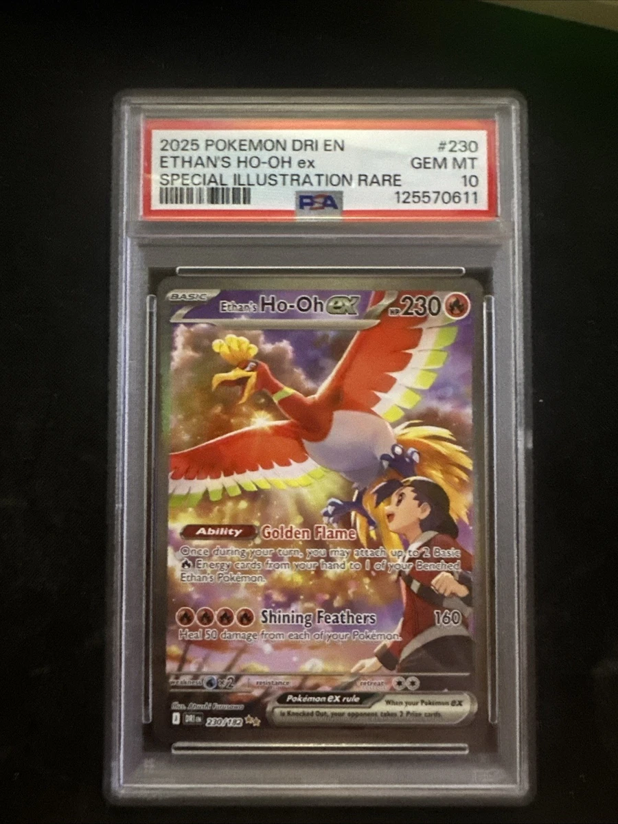 Ho-Oh Pokémon TCG Professional Sports Authenticator (PSA) Grade 10