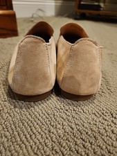 Escarpins Plats JOIE En Cuir Véritable Gris - Taille 6 US - Neuf Avec Emballage - Style Oxford Chic