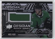 2022-23 SPx UD Black Obsidian Rookies Jersey 485/499 Wyatt Johnston #ORJ-WJ 02d2
