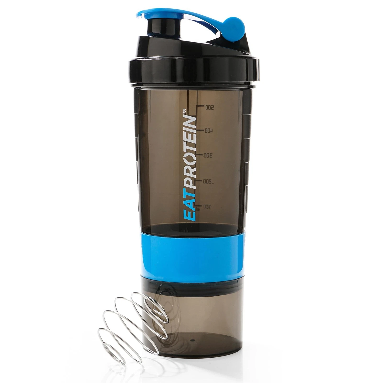 EatProtein 500ml Protein Shaker Bottle - 2 Storage Compartments 500 ml, Black
Opens in a new window 