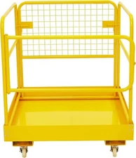 PioneerWorks Forklift Safety Cage, 36"x36" inch Heavy Duty Collapsible Forkli...