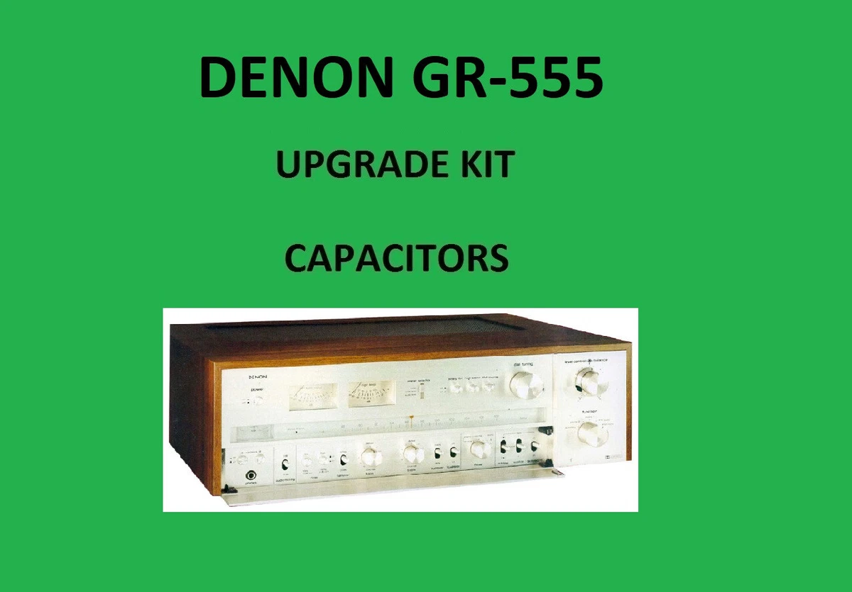 Stereo Receiver DENON GR-555 Reparatursatz - alle Kondensatoren