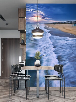 3D Fluss Wellen M10192 Tapete Wandbild Selbstklebend Abnehmbare Aufkleber Eve