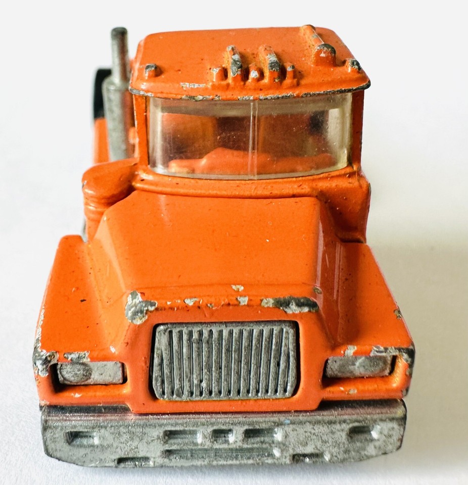 Hot Wheels 1981 Steering Rig MACK V-600 Semi Cab Orange 3” Length ...
