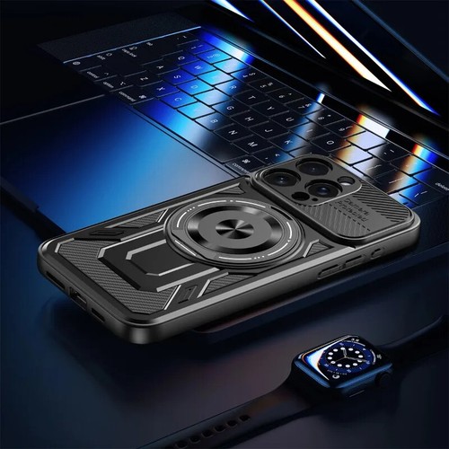 360 ° Rotating Phone Case for iPhone 16 15 14 13 12 11 Pro Max Plus Wireless - Picture 15 of 30