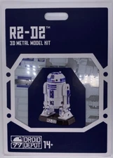 Disney Parks R2-D2 Star Wars Droid Depot Metal Earth 3D Model Kit Galaxy's Edge