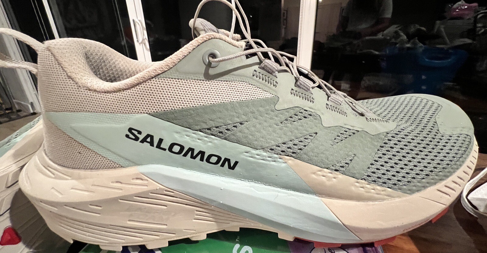 Scarpe donna Salomon Trail 9 sneakers escursionismo chiusura per lacci senza cravatta