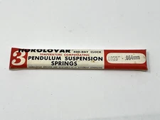 NOS Horolovar Anniversary 400 Day Clock .0025" Suspension Spring .064 mm 3 Pack