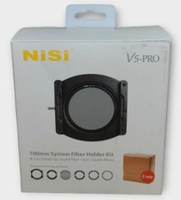 NiSi V5 PRO 100mm (4x4") System Filter Holder Kit including CPL Polarizer Filter