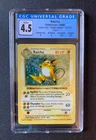 Pokemon 1999 Base Set Shadowless Raichu #14 Holo CGC 4.5 VG/Ex+