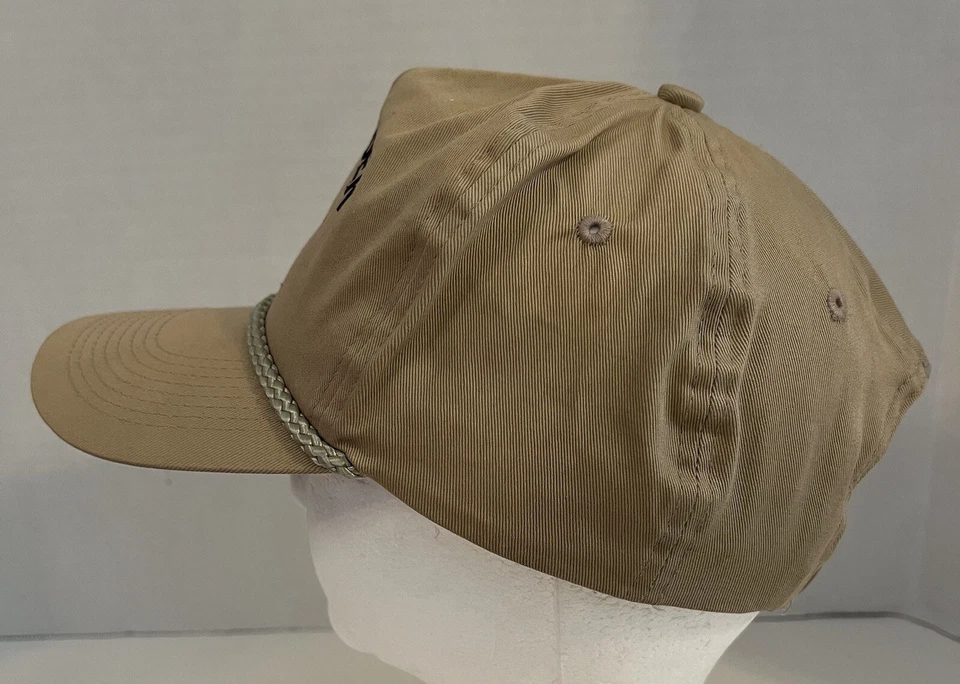 Sombrero Persuader Bass Cebos SnapBack Beige Trenza Bordado Doble Presión Foto 3 de 4