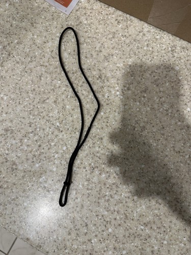 Misfit Ray Accessories - Black Paracord Necklace Band - Picture 3 of 4