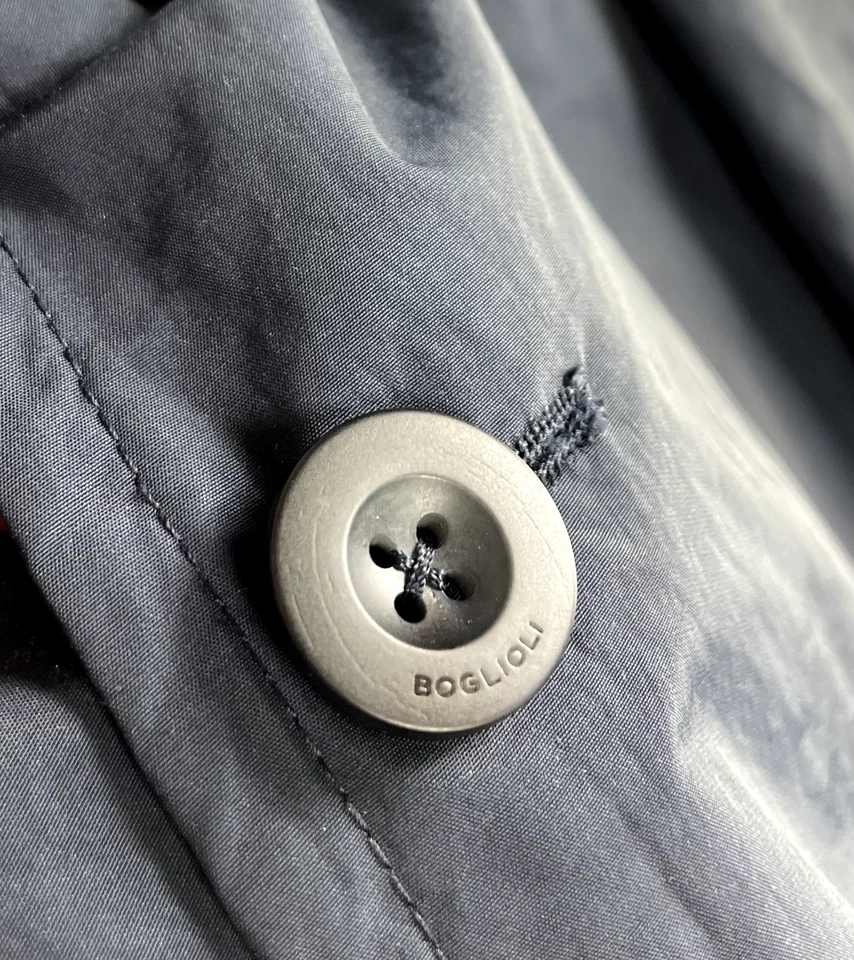 Gabardina Boglioli azul oscuro talla 56 PVP 750 750 €750 Foto 4 de 4