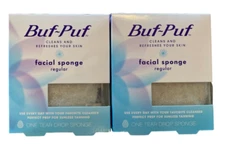 Buf-Puf Regular Facial Sponge ( 2 pack ) blue