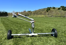 2" YUZUAK JET 50T BIG GUN SPRINKLER & WHEELED CART PASTURE, ARENA, FARM 300 FEET