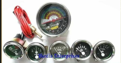 IH Farmall Tractor Tachometer, Temperature, Oil (0-45), Pressure, Amps,... - Picture 1 of 3