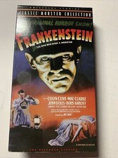 Frankenstein (VHS, 1931/1999, B&W) Classic Monsters Collection - Horror Vintage
