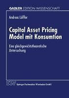 Capital Asset Pricing Model Mit Konsumtion | Buch | 9783824462452