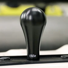 Hybrid Racing 130R Delrin Shift Knob M10x1.5 90mm Tall Black for Acura Honda NEW